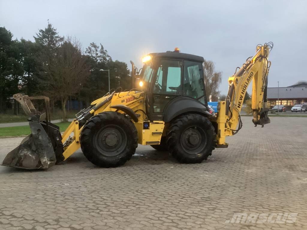 New Holland B 115 C Товарач със заден ексватор