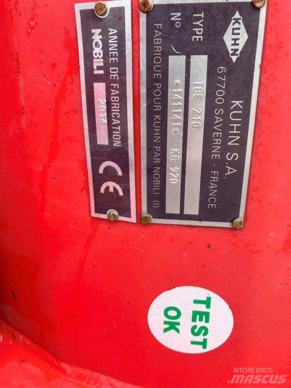 Kuhn TBE 210 Стъблорезачки