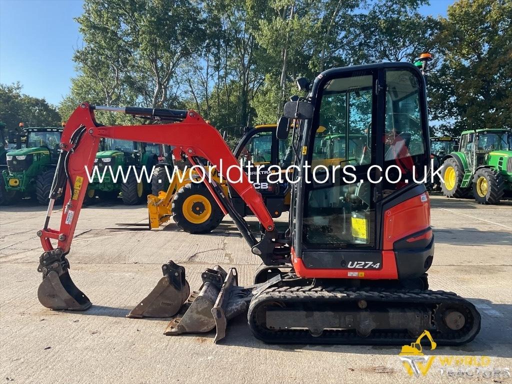 Kubota U 27-4 Мини екскаватори < 7 т
