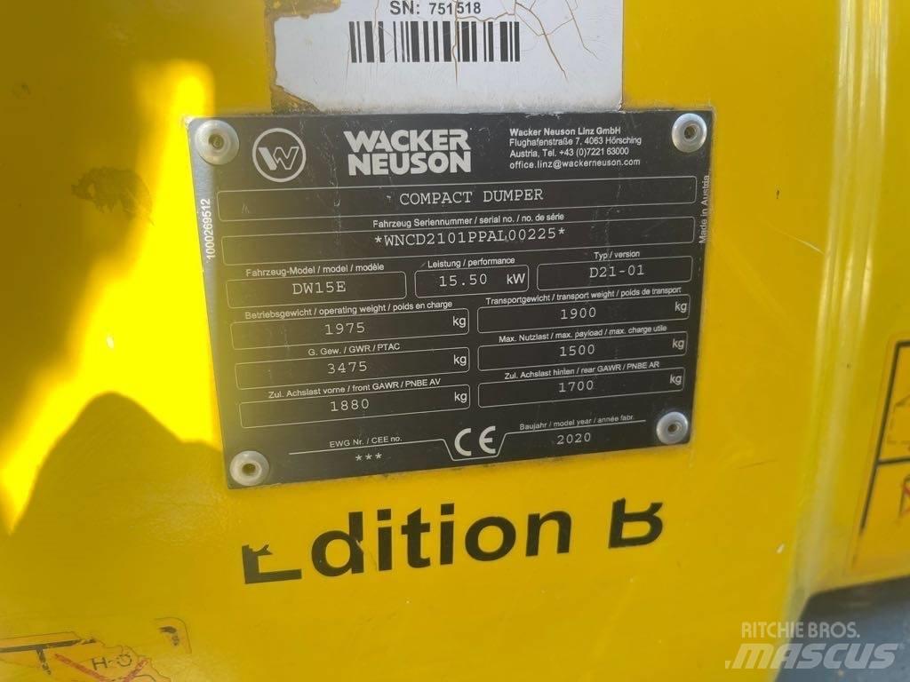 Wacker Neuson DW15e Странични самосвали