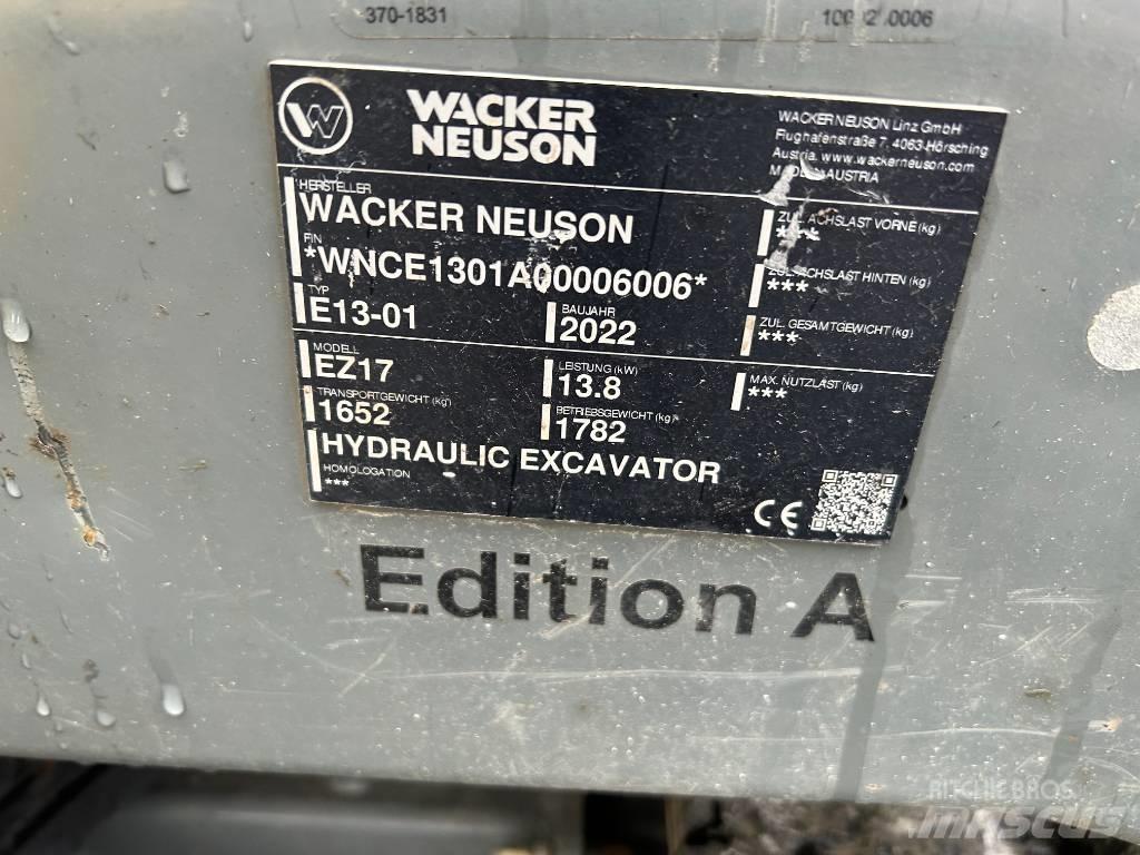 Wacker Neuson EZ17 Верижен екскаватор