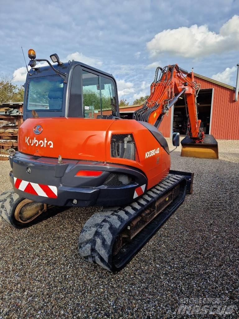 Kubota KX080-4 Мини екскаватори < 7 т