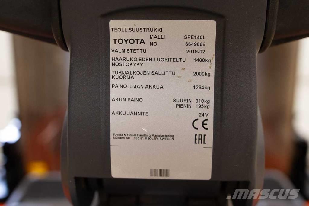 Toyota SPE 140 L Самоходни товарачи