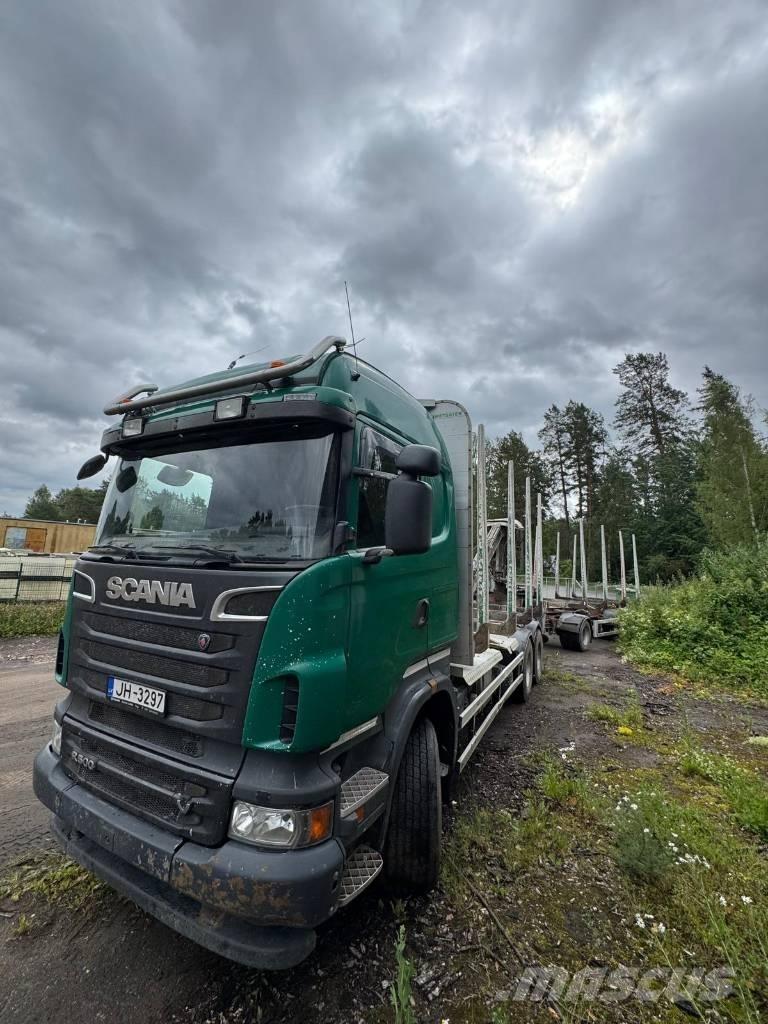 Scania R 500 За превоз на дървени трупи