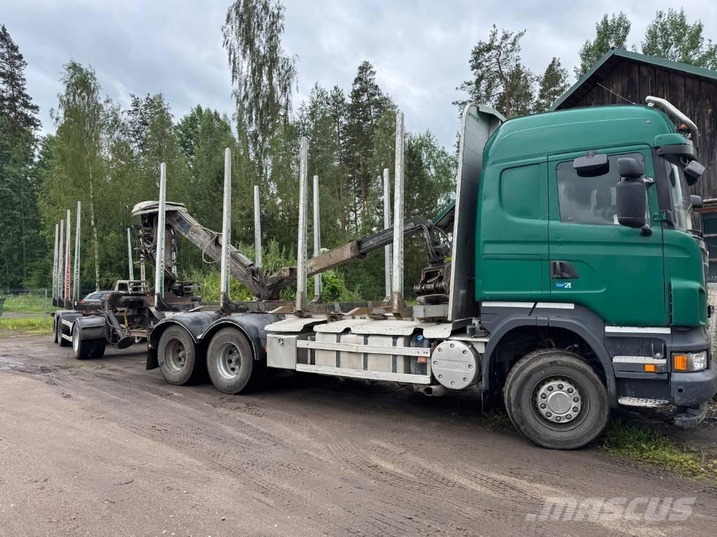 Scania R 500 За превоз на дървени трупи