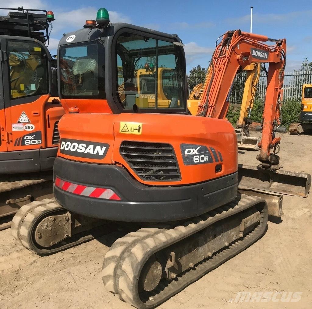 Doosan DX 60 R Мини екскаватори < 7 т