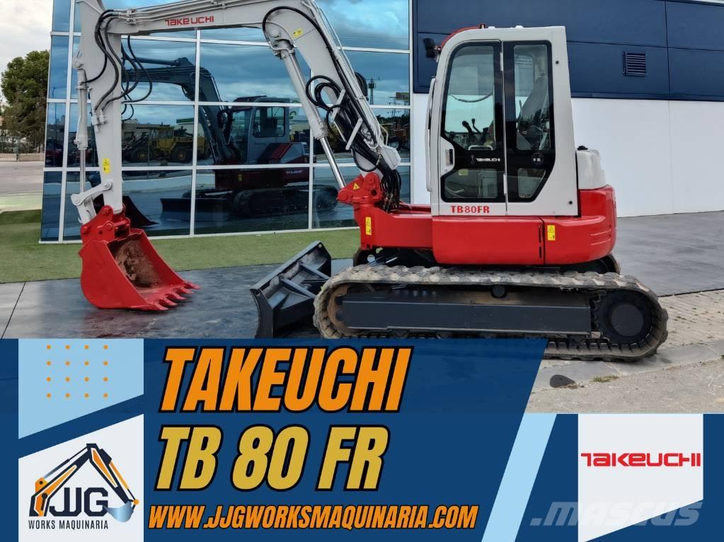 Takeuchi TB 80 FR Средни екскаватори 7т - 12т