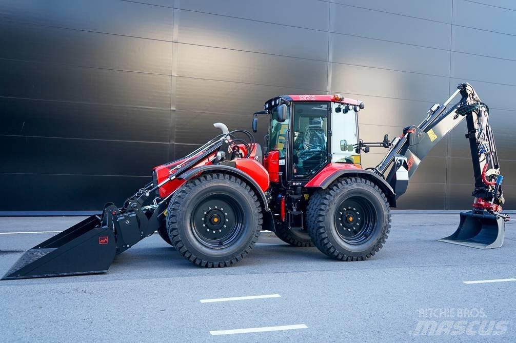 Huddig 1370 CITY Товарач със заден ексватор