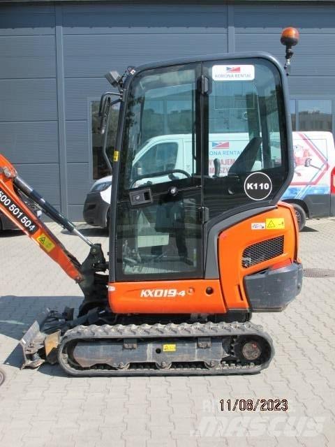 Kubota KX 019-4 Мини екскаватори < 7 т