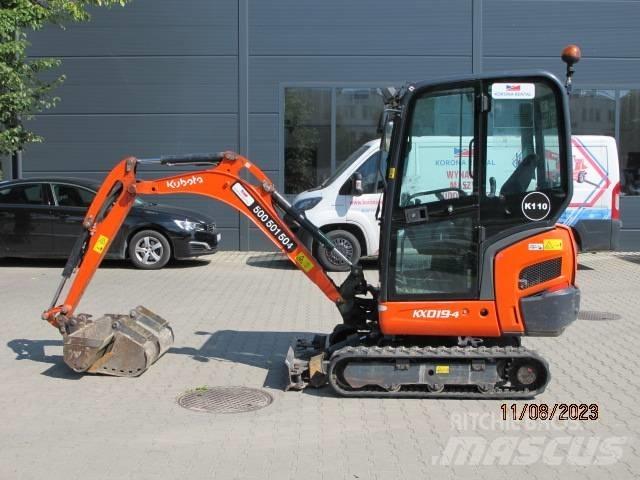Kubota KX 019-4 Мини екскаватори < 7 т