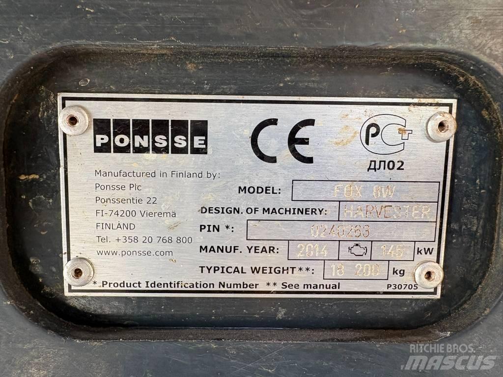 Ponsse Fox Харвестери