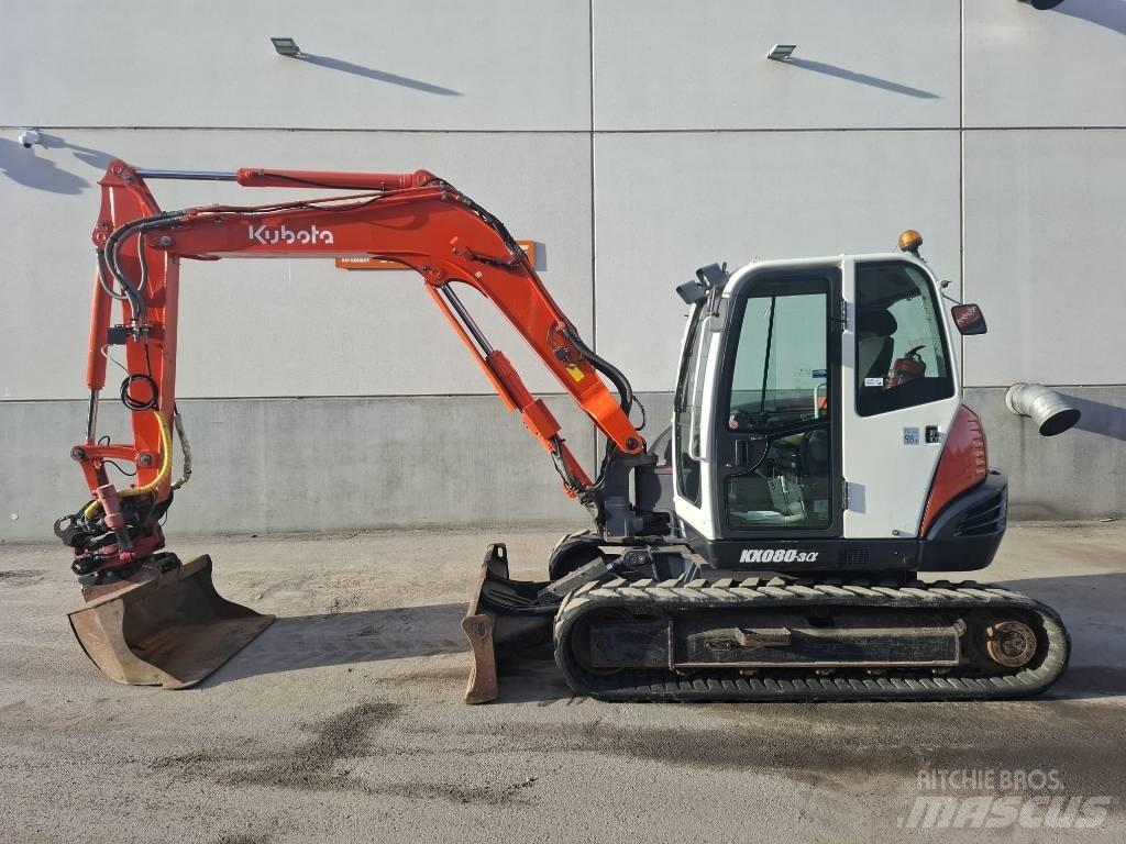 Kubota KX 080-3 Средни екскаватори 7т - 12т