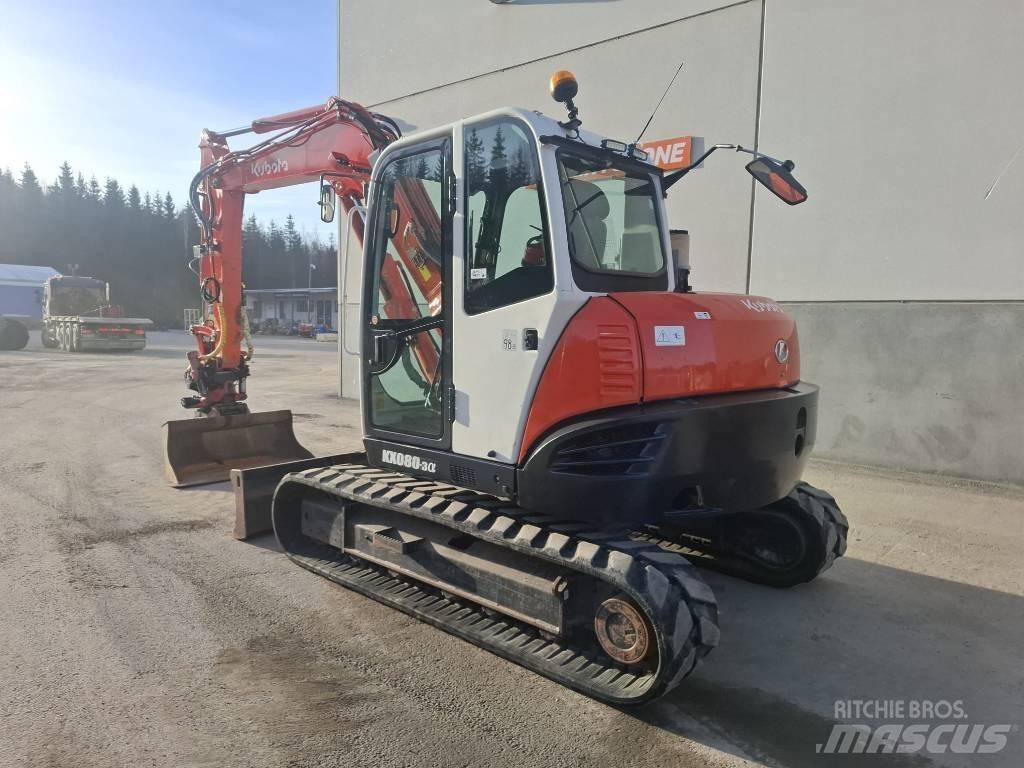 Kubota KX 080-3 Средни екскаватори 7т - 12т