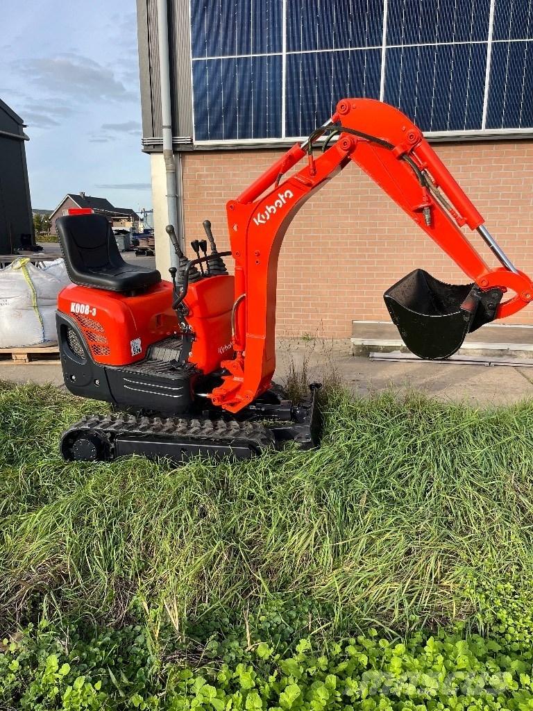 Kubota K 008-3 Мини екскаватори < 7 т