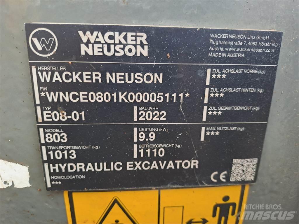 Wacker Neuson 803 Верижен екскаватор