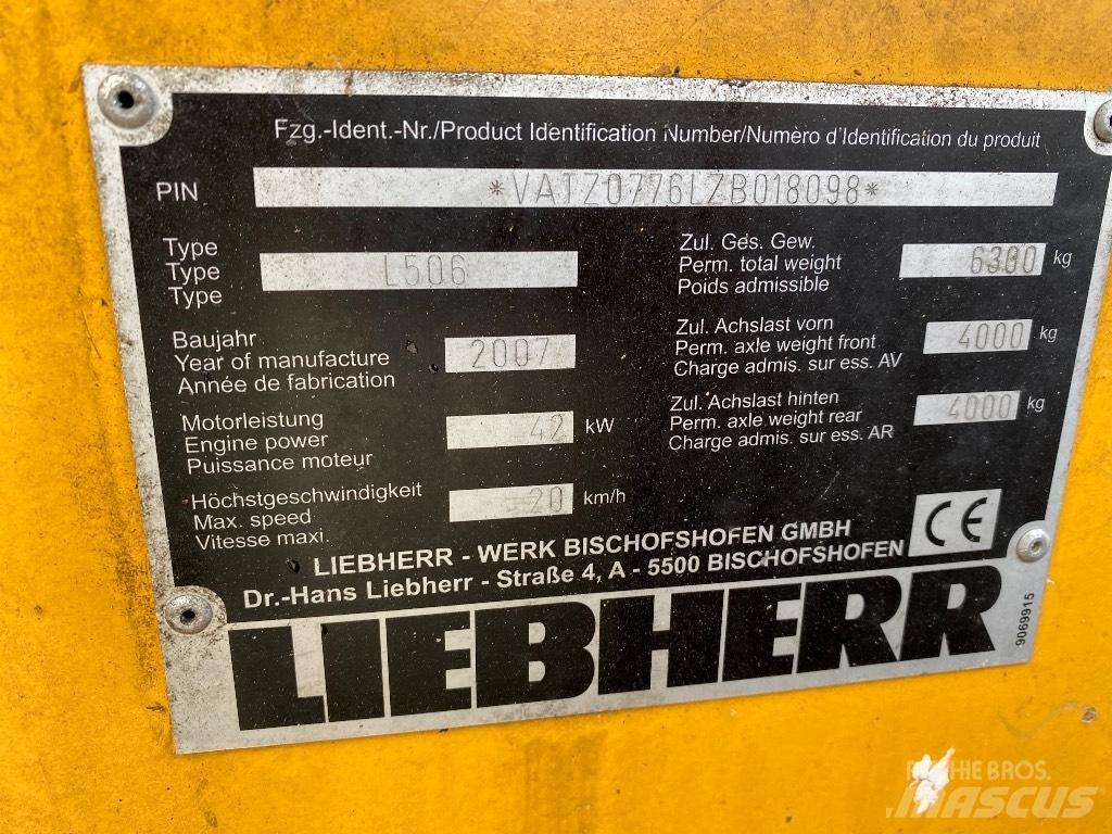 Liebherr 506 Stereo Колесни товарачи