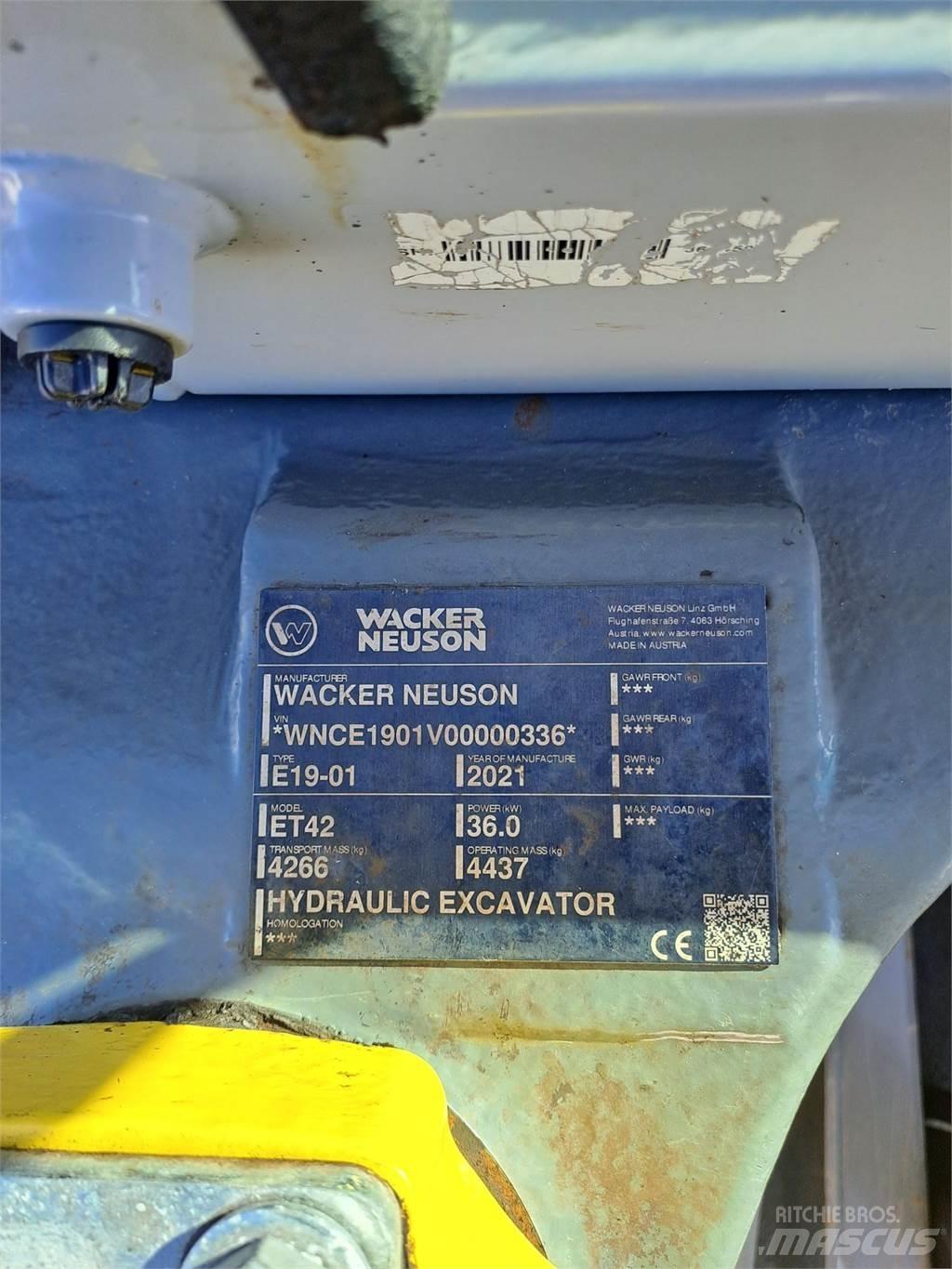 Wacker Neuson ET42 Верижен екскаватор
