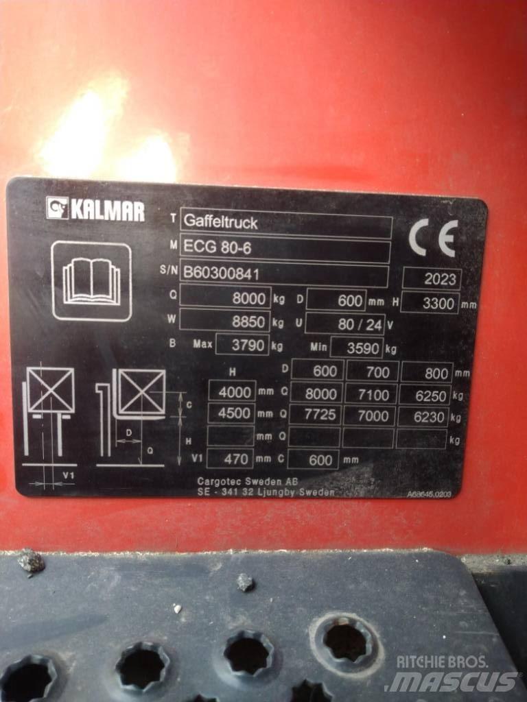 Kalmar ECG80-6 Електрически вилични кари-повдигачи
