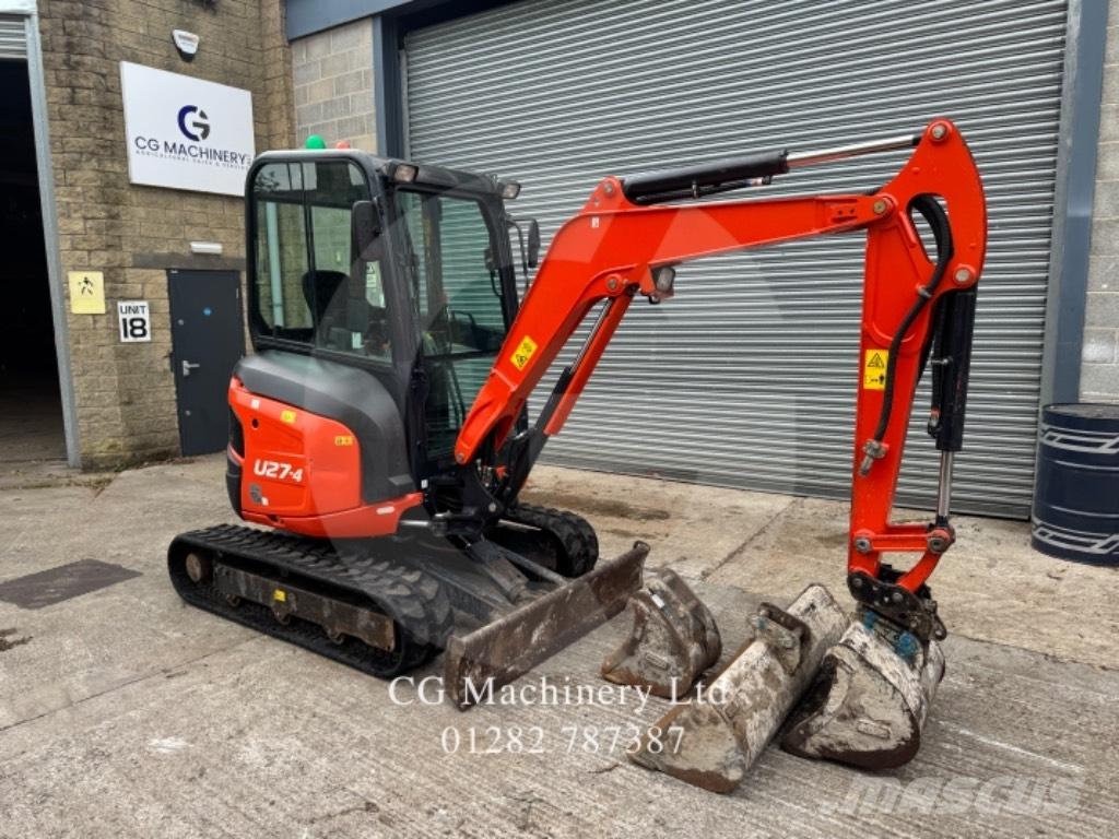 Kubota U 27-4 Мини екскаватори < 7 т