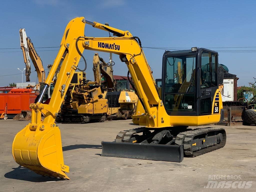 Komatsu PC58-8 Мини екскаватори < 7 т