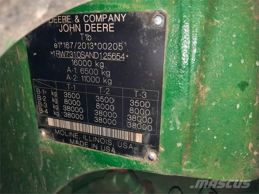John Deere 7r310 Трактори