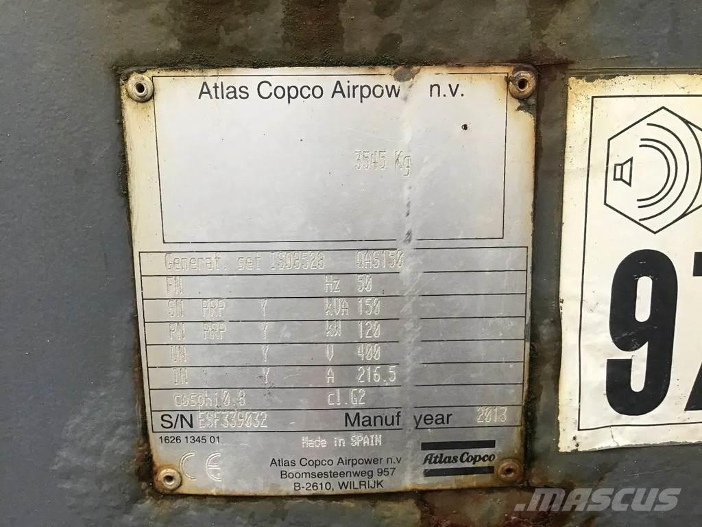 Atlas Copco QAS 150 Други генератори
