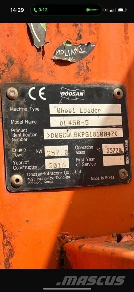 Doosan DL 450-5 Колесни товарачи