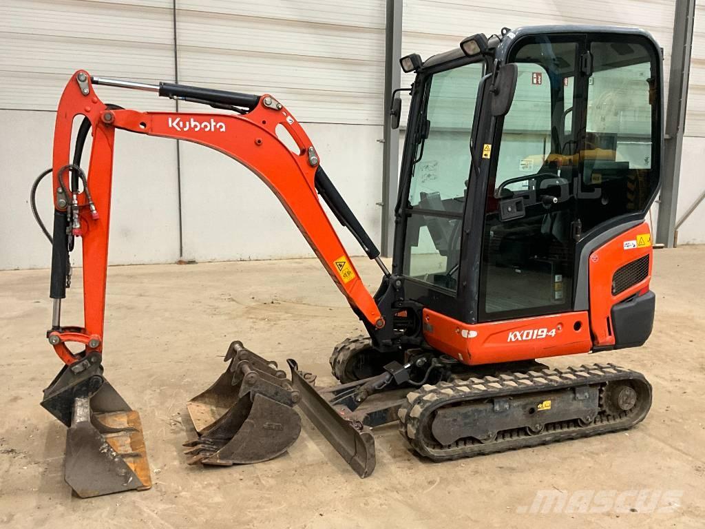 Kubota KX 019-4 Мини екскаватори < 7 т
