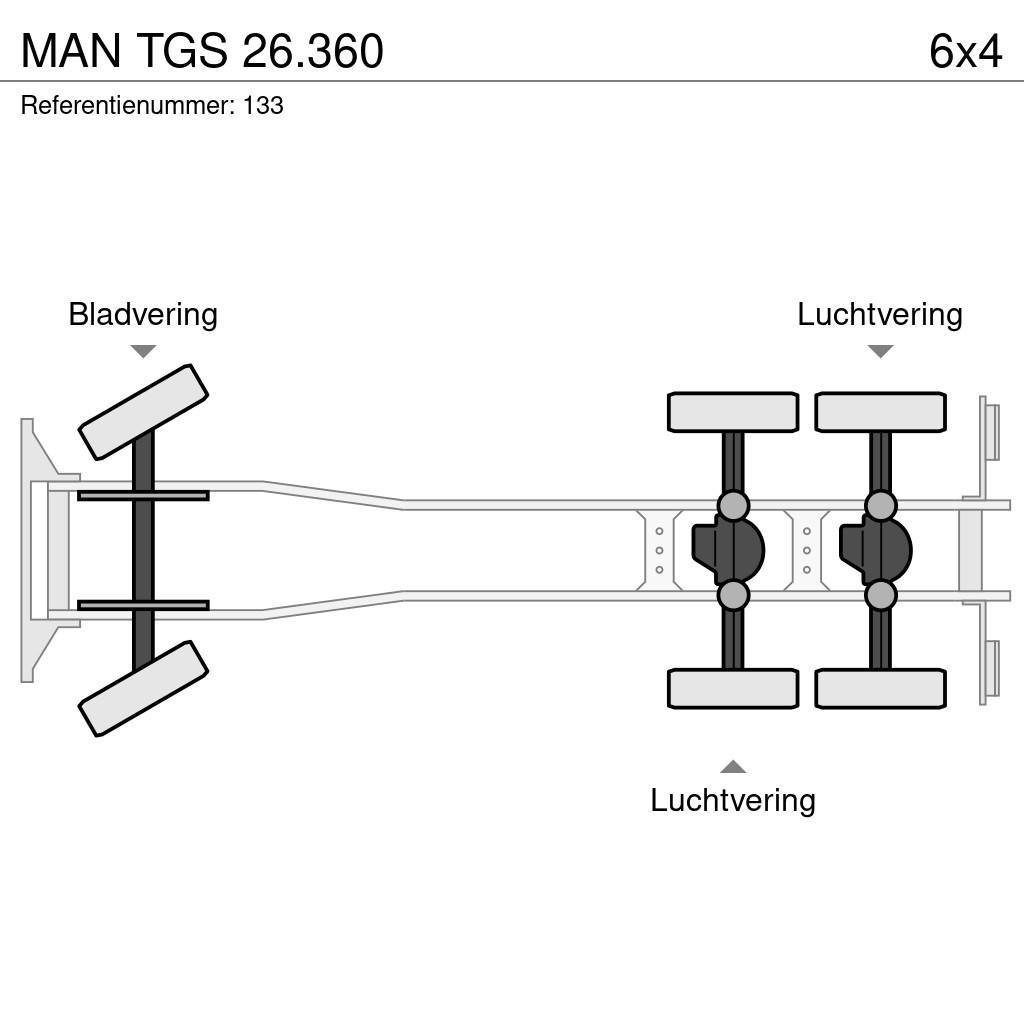 MAN TGS 26.360 Камиони с кран с кука