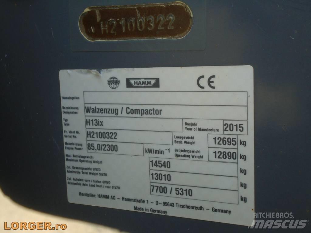 Hamm H13 i x Еднобарабанни ролки
