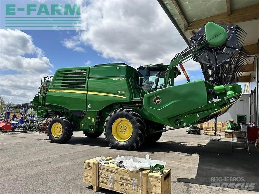 John Deere t670 hm Комбайни