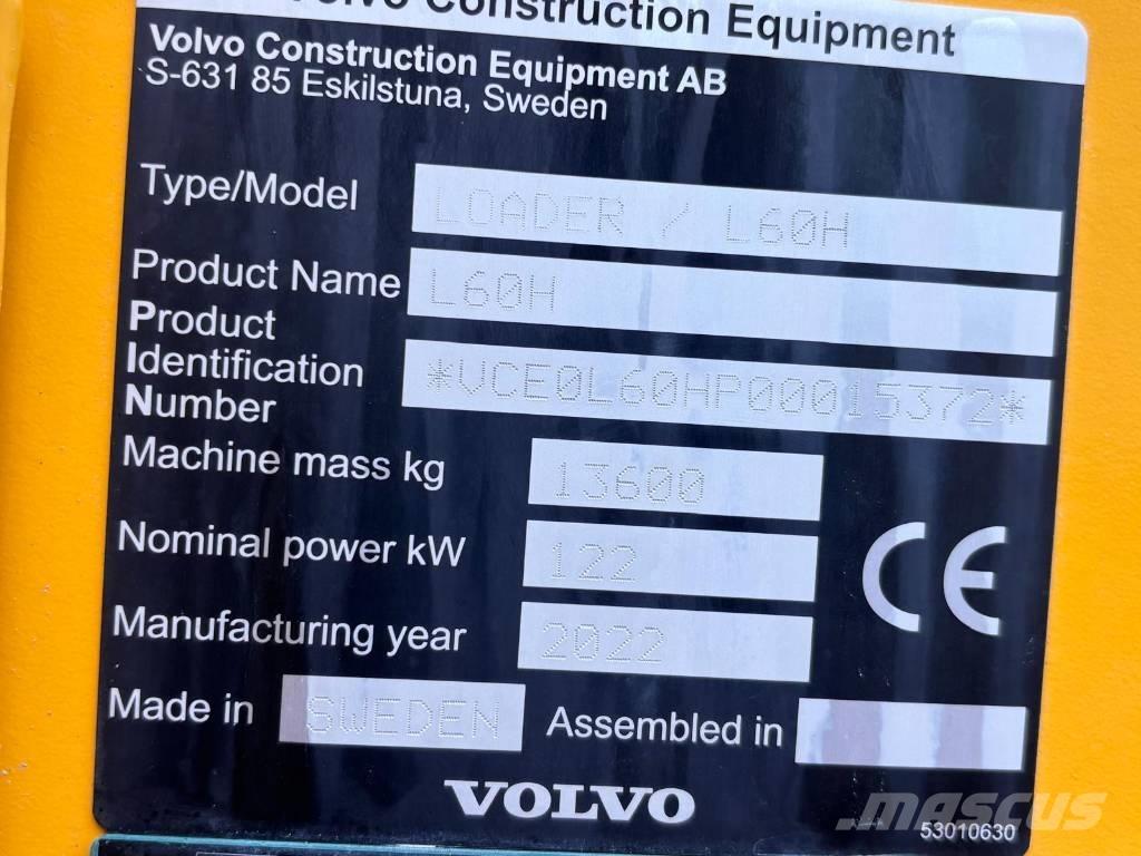 Volvo L 60 H Колесни товарачи