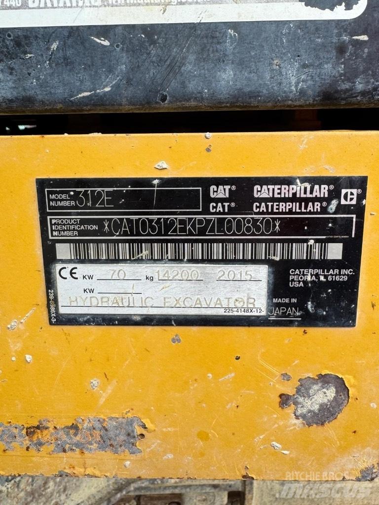 CAT 312 E Верижен екскаватор
