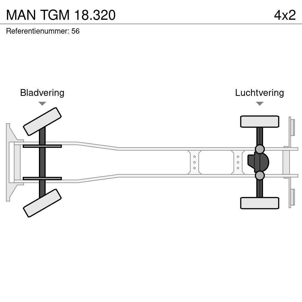 MAN TGM 18.320 Камиони с кран с кука