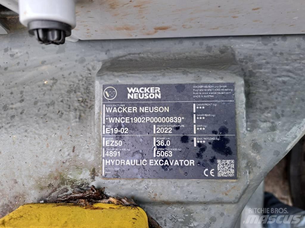 Wacker Neuson EZ50 Верижен екскаватор