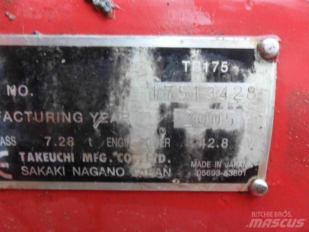 Takeuchi TB175 Средни екскаватори 7т - 12т