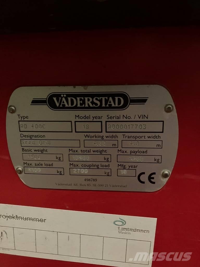 Väderstad Rapid400C Комбинирани редосеялки