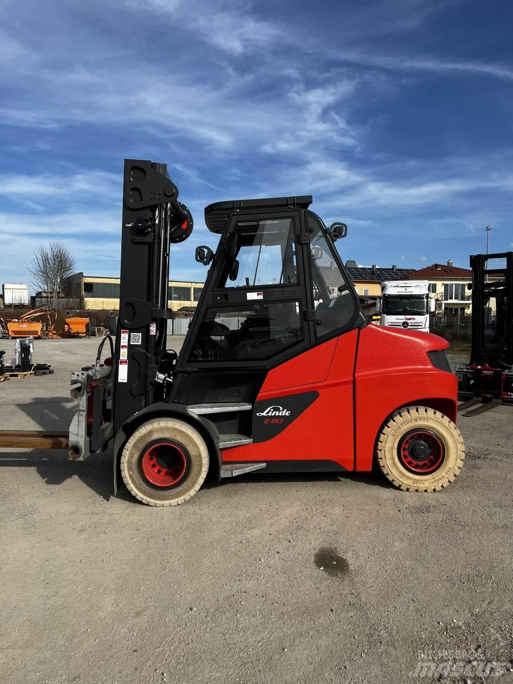 Linde E80/900 Електрически вилични кари-повдигачи
