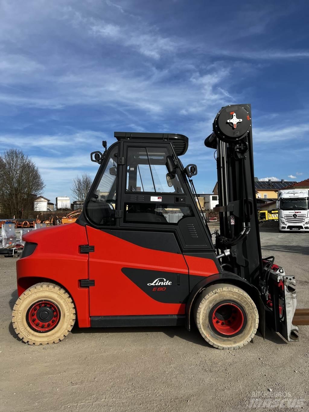 Linde E80/900 Електрически вилични кари-повдигачи