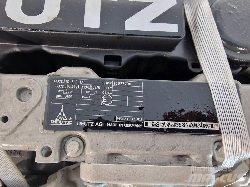 Deutz TD 2.9 L4 Двигатели