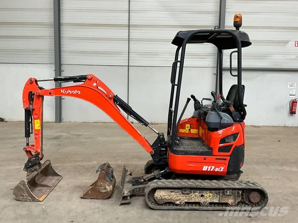 Kubota U 17-3 A Мини екскаватори < 7 т