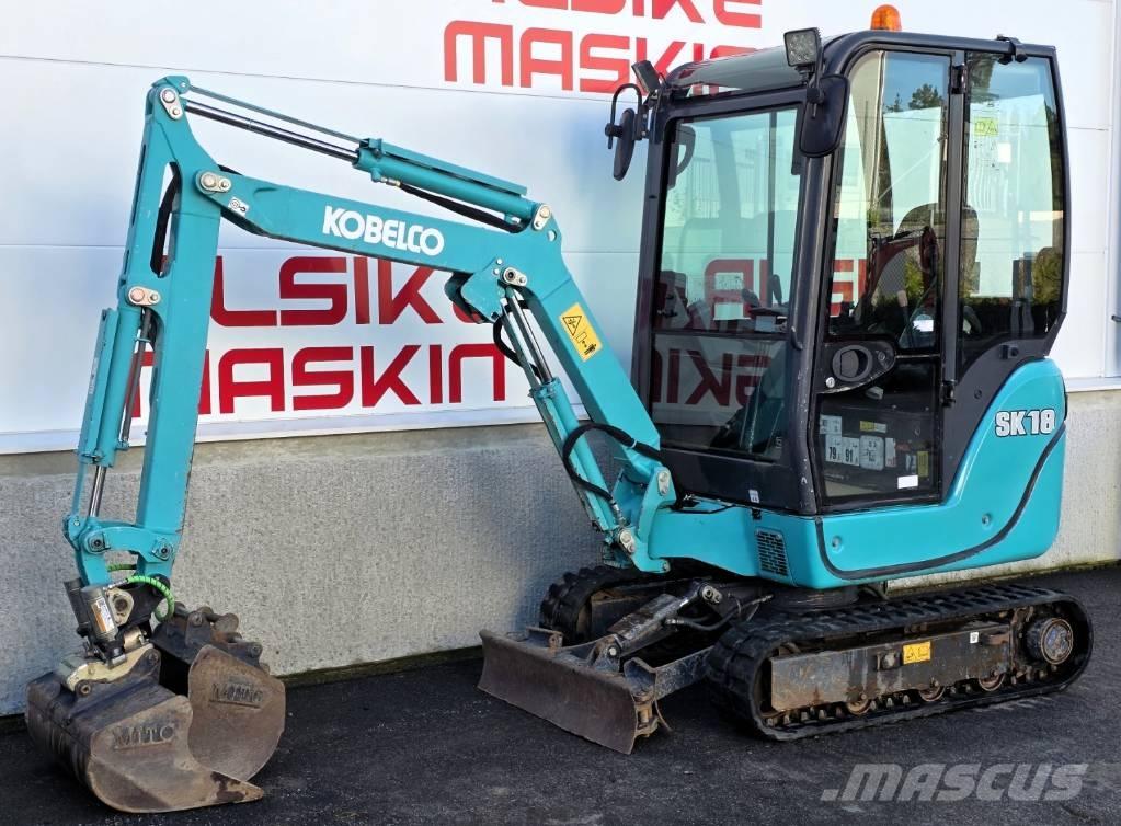 Kobelco SK 18 Мини екскаватори < 7 т