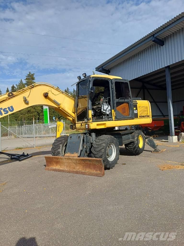 Komatsu PW 160-7-4x4 Колесни екскаватори