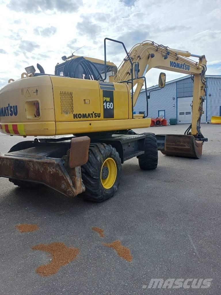 Komatsu PW 160-7-4x4 Колесни екскаватори
