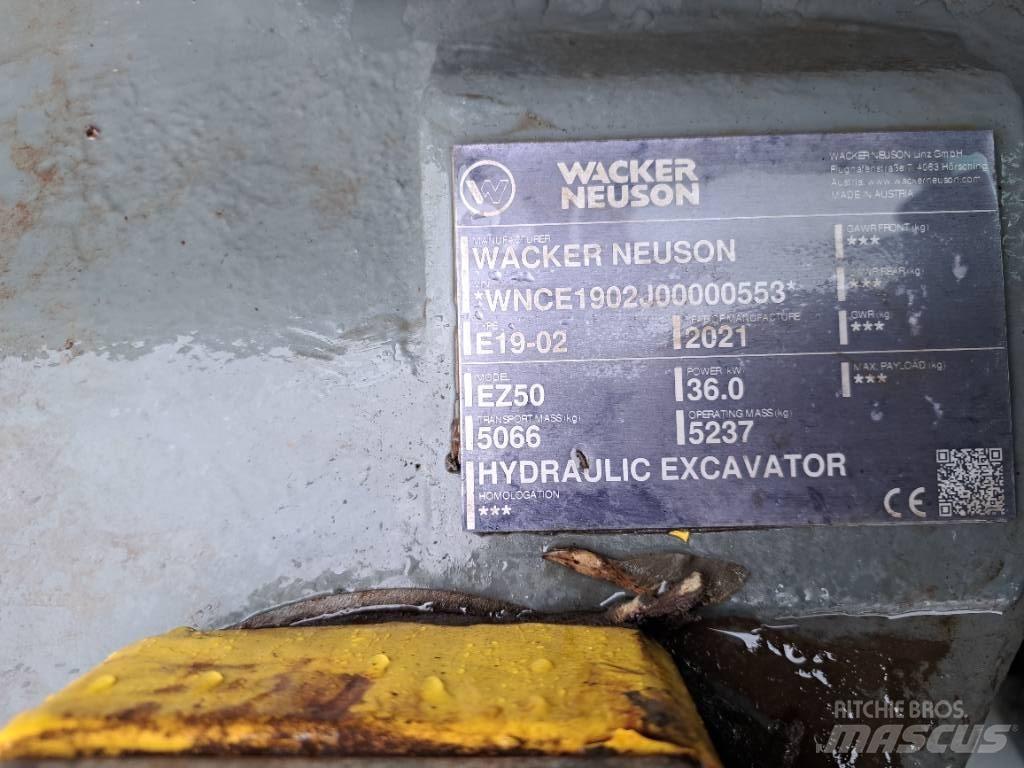 Wacker Neuson EZ50 Верижен екскаватор