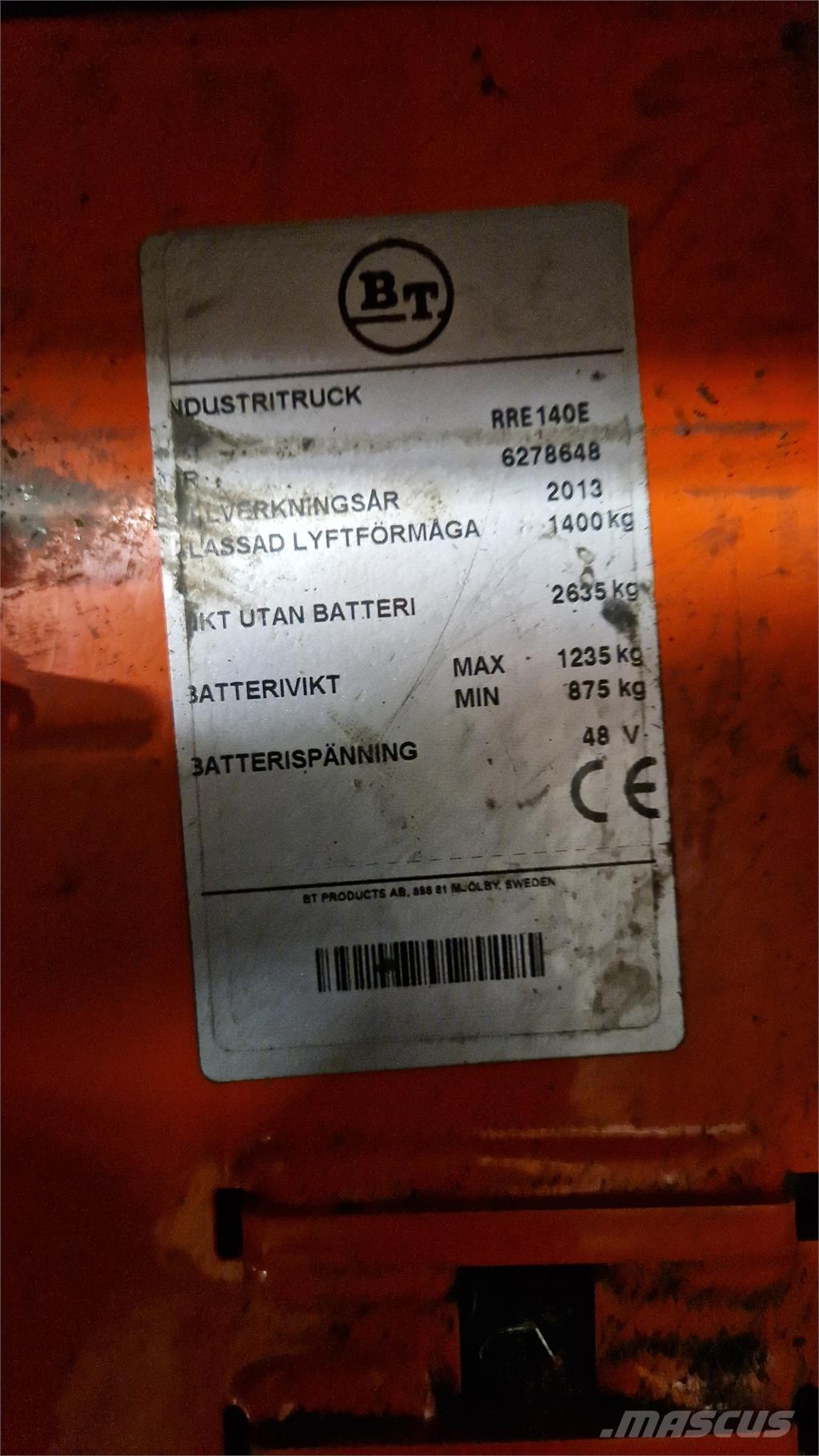 BT RRE140E Ретрак/ Високоповдигач с изместване на вилката напред