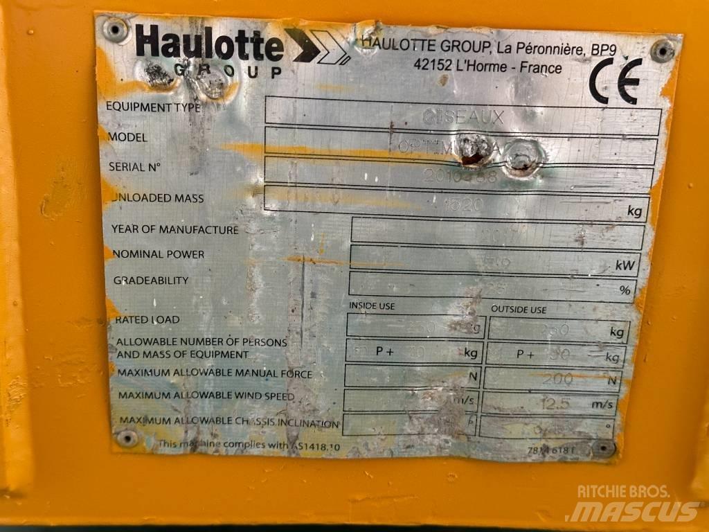 Haulotte OPTIMUM 8 Ножични работни платформи