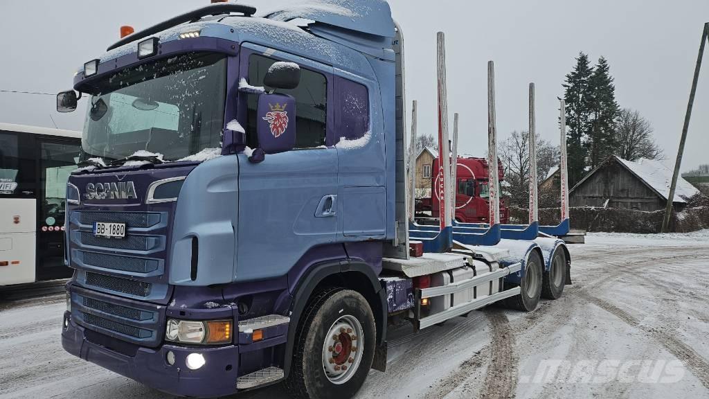 Scania R 500 За превоз на дървени трупи