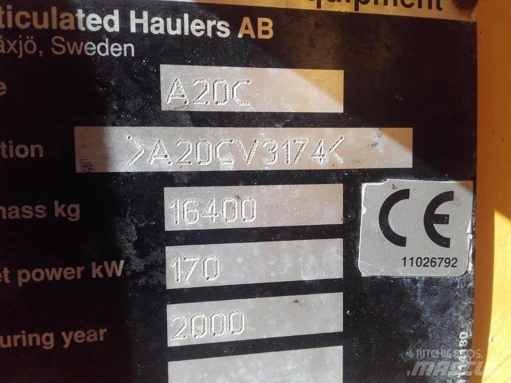 Volvo A20C Твърди самосвали

