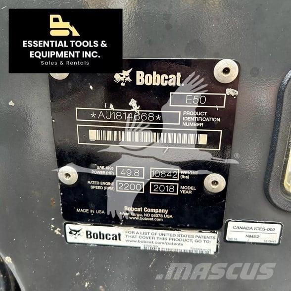 Bobcat E50 Мини екскаватори < 7 т